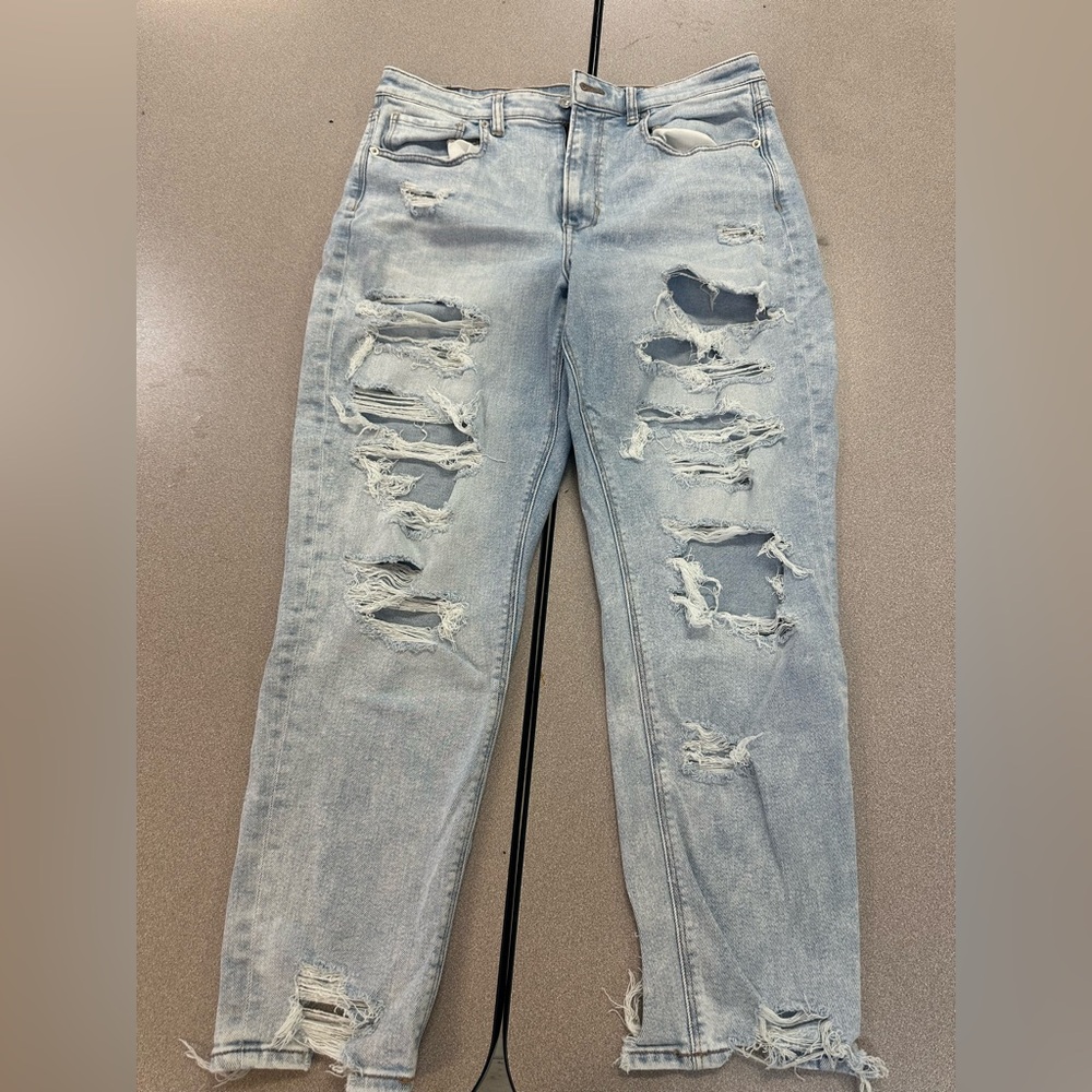 AE ripped mom Jeans